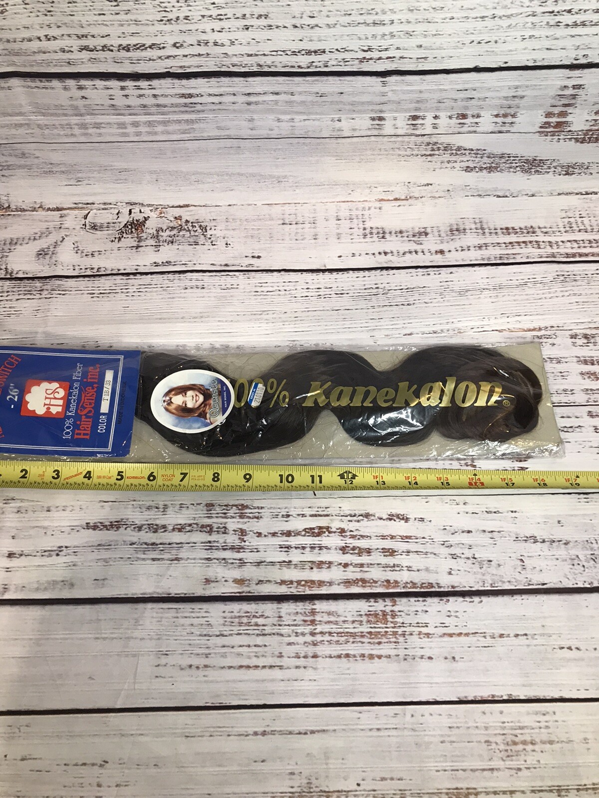 VTG 100% Kanekalon Fiber New Spiral Switch 26” Hair Sense Wig Auburn Indonesian