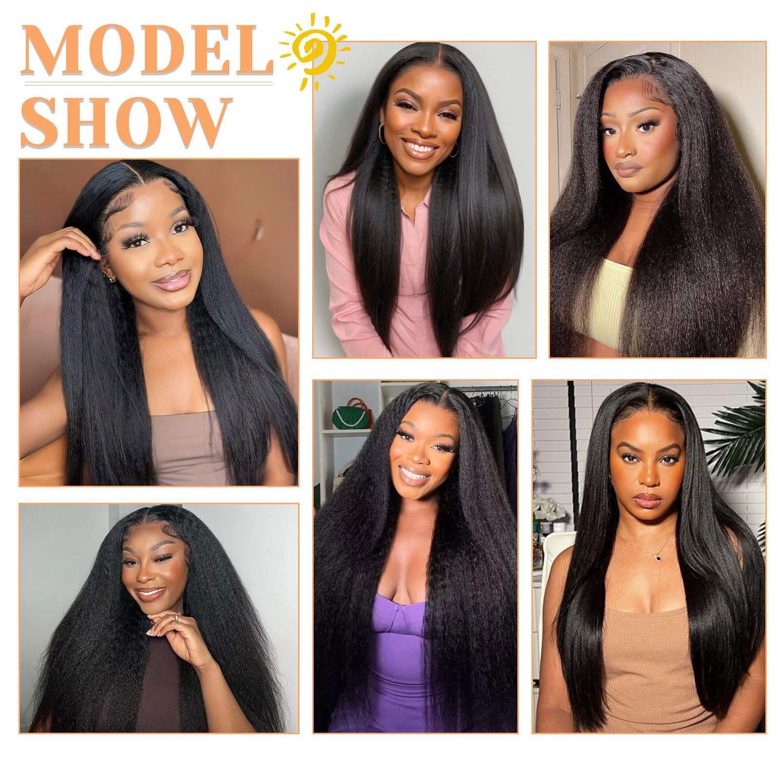Mootaful Hd Closure 5X5 Kinky Straight Transparent Lace Closure 20 Inch 12A