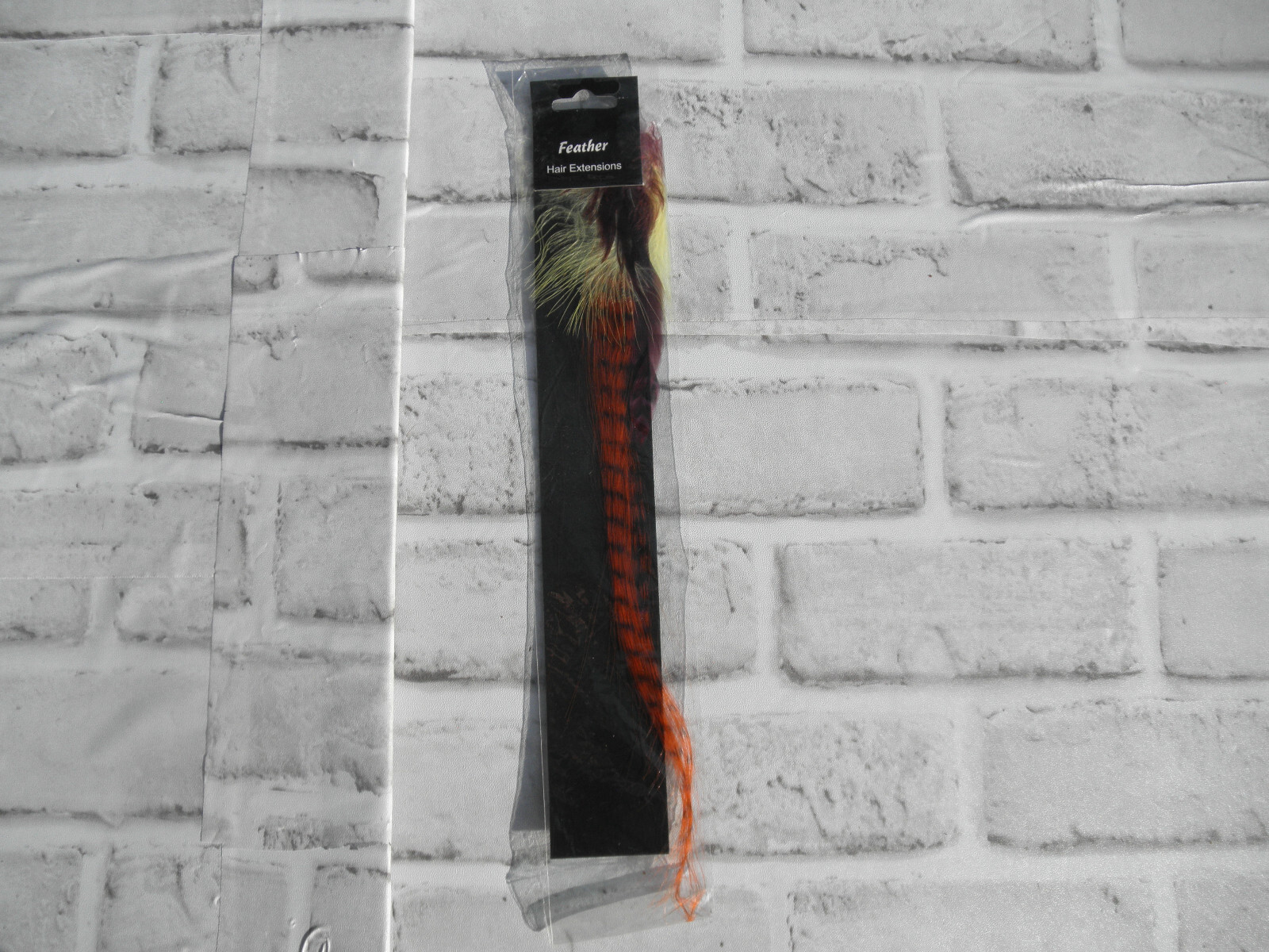NEW SYNTHETIC FEATHER HAIR EXTENSION (MULTI-COLOR ) 11″ LONG #20