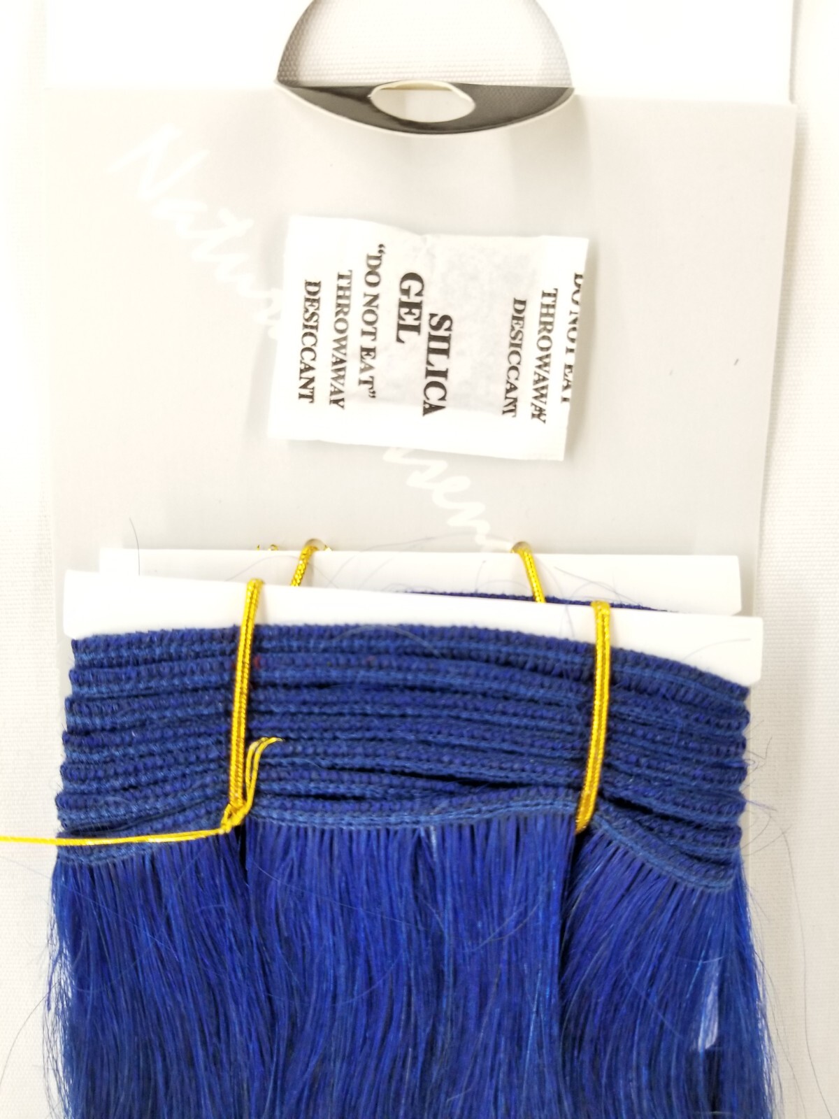 ONYX Black Diamond 100% Human Hair Natural Essence Yaki Weave Extension Blue