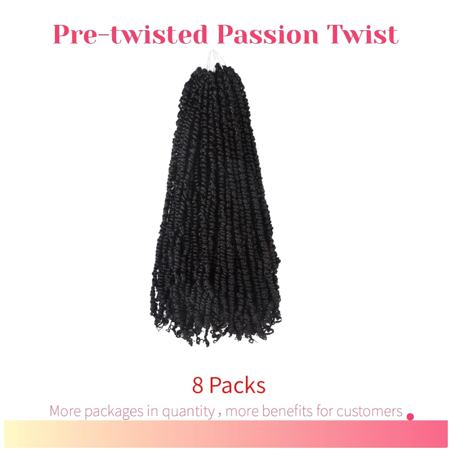 24 Inch Pre-twisted Passion Twist Crochet Hair Set