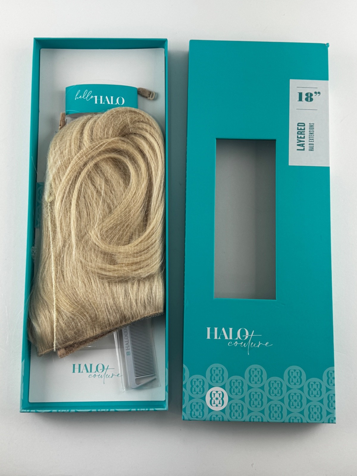 HALO COUTURE Layered Halo Extensions 18inch 18″ Color #60 NEW