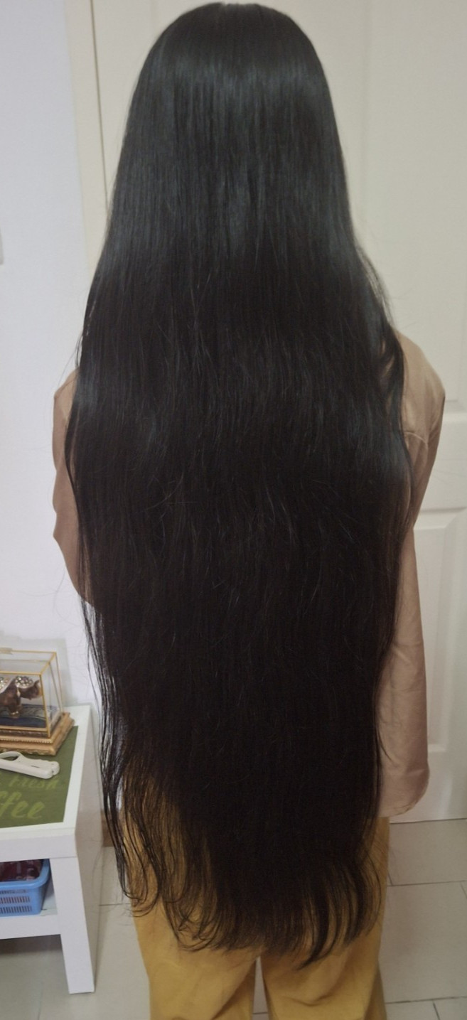 Myanmar MODEL wants a change: silky 27 inches 4.73 oz with video