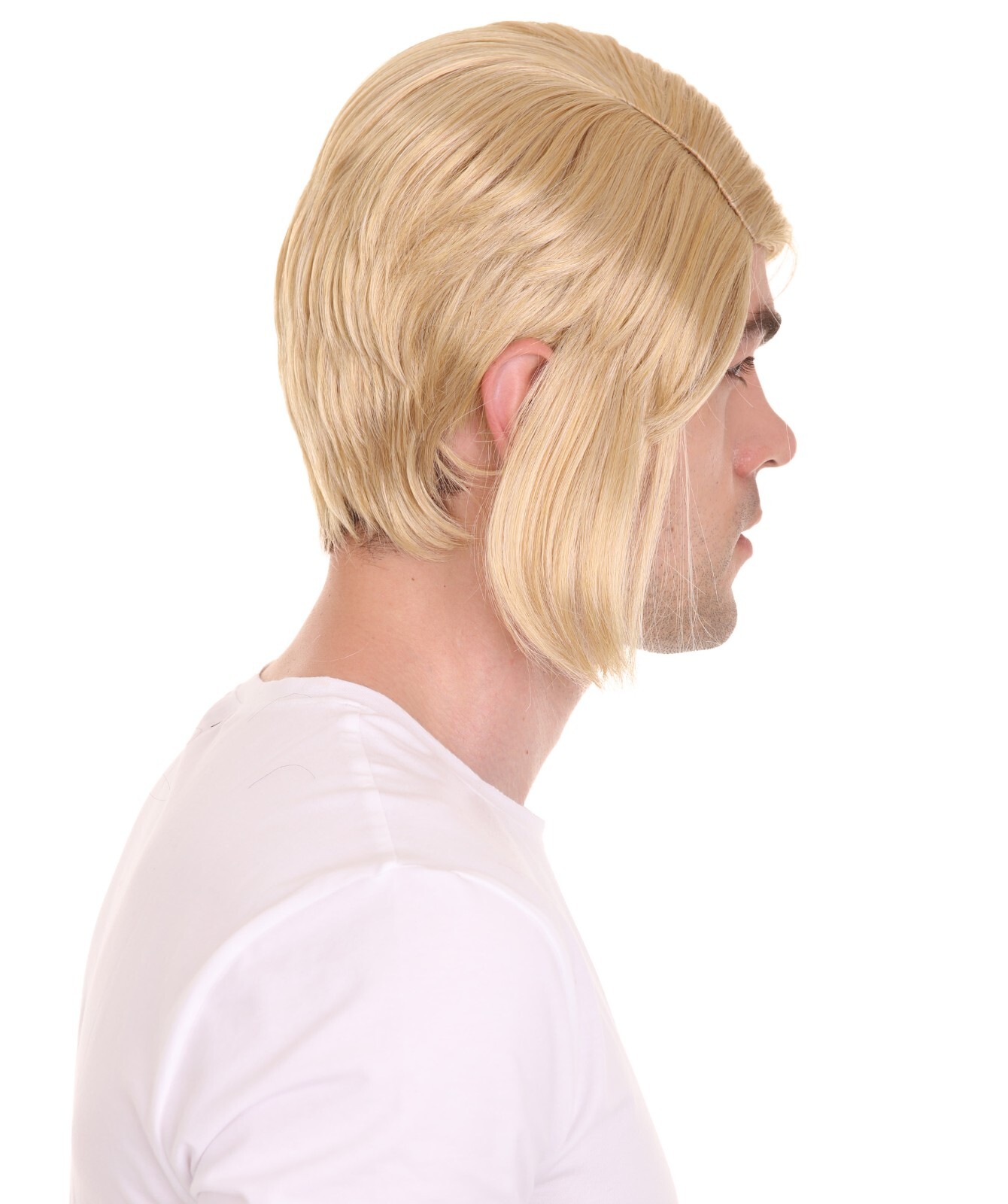 Adventure Gaming Wig, Blonde Video Game Wigs, Premium Breathable Capless Cap