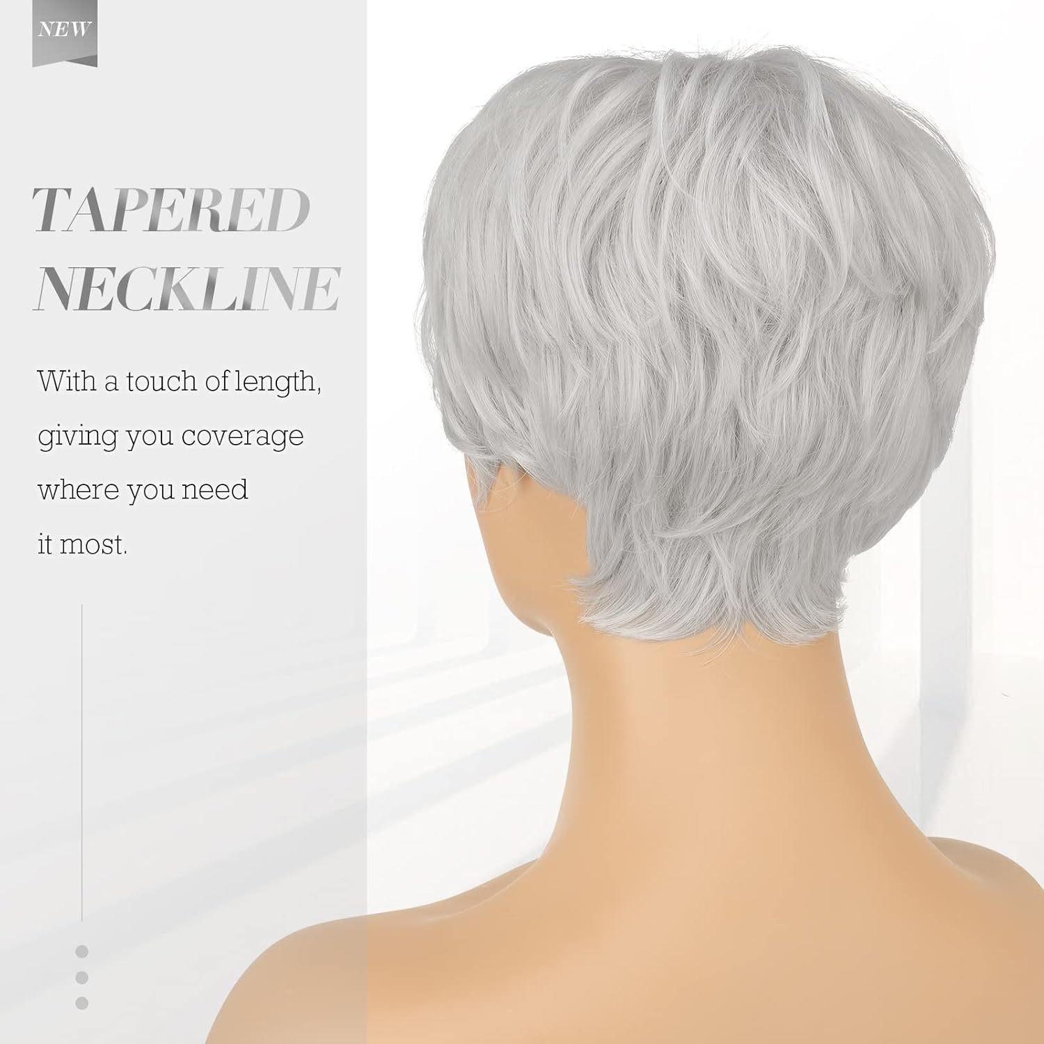 Women’s Multiple Colors Pixie Cut Wig Short Layered Synthetic Hair
