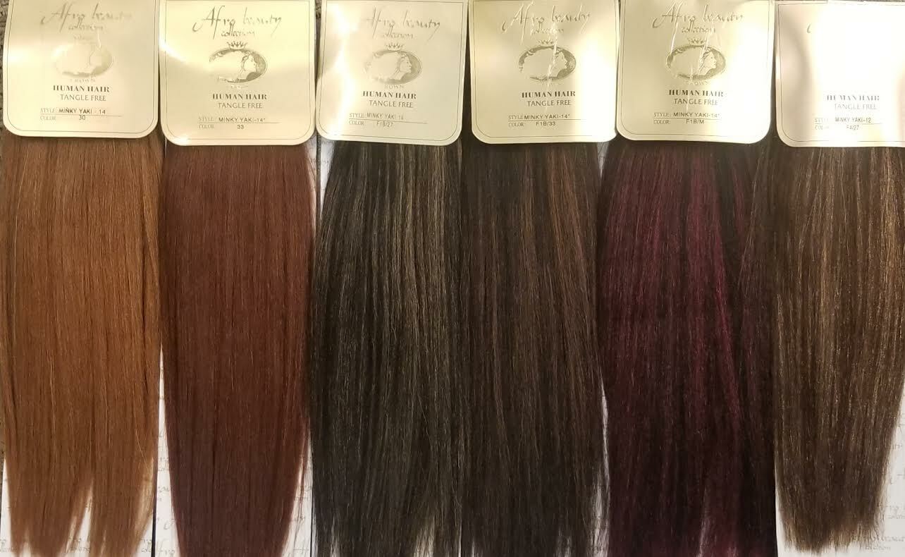 Afro Beauty Human Hair for Weaving – MINKY YAKI (STRAIGHT HAIR)
