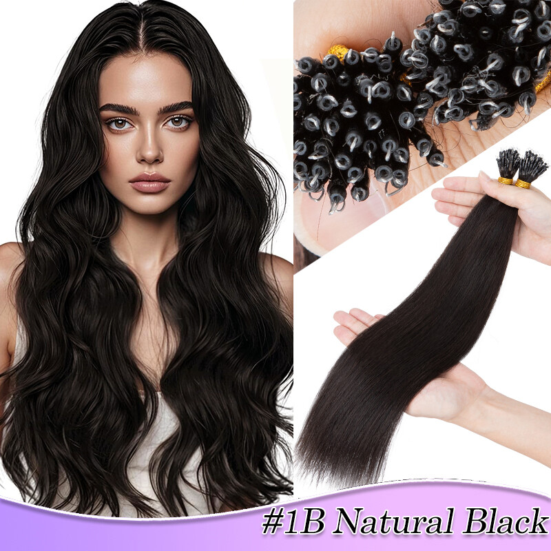 THICK Russian Hair Nano Ring Tip Microlink Bead Real Remy Human Hair Extensions