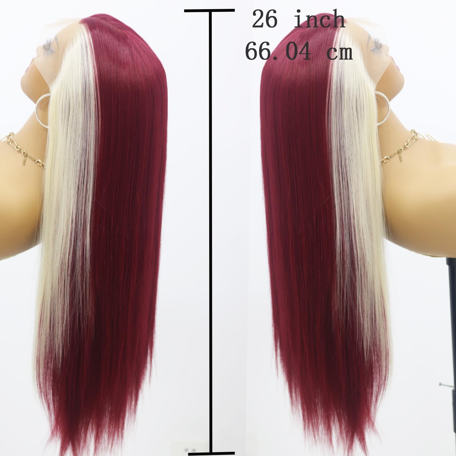 ANDRIA 13X4 HD Lace Front Wigs Straight Hair Glueless Lace Wigs 200% Density Blo