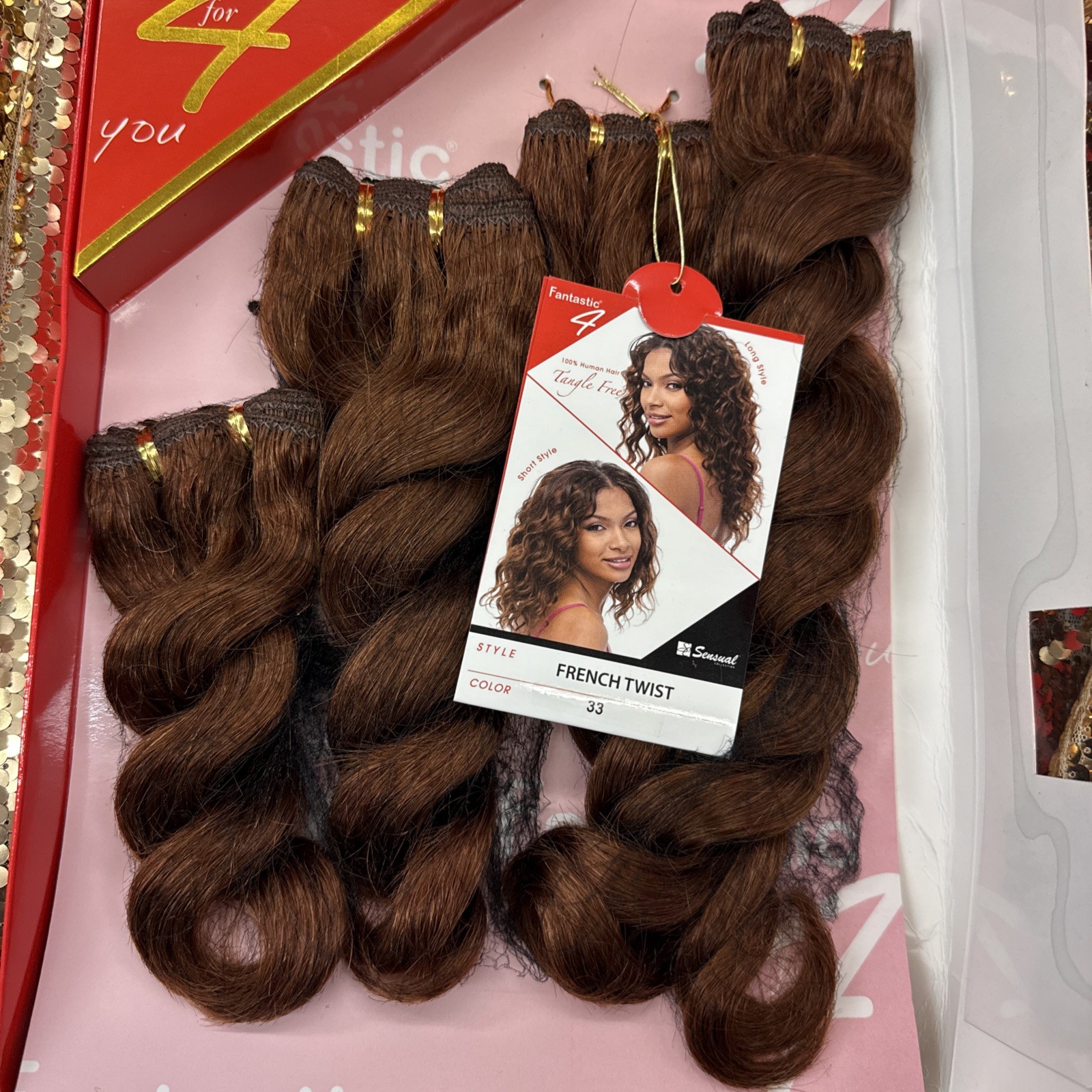 SENSUAL COLLECTION FANTASTIC 4 French Twist 8”10”12”14” #33