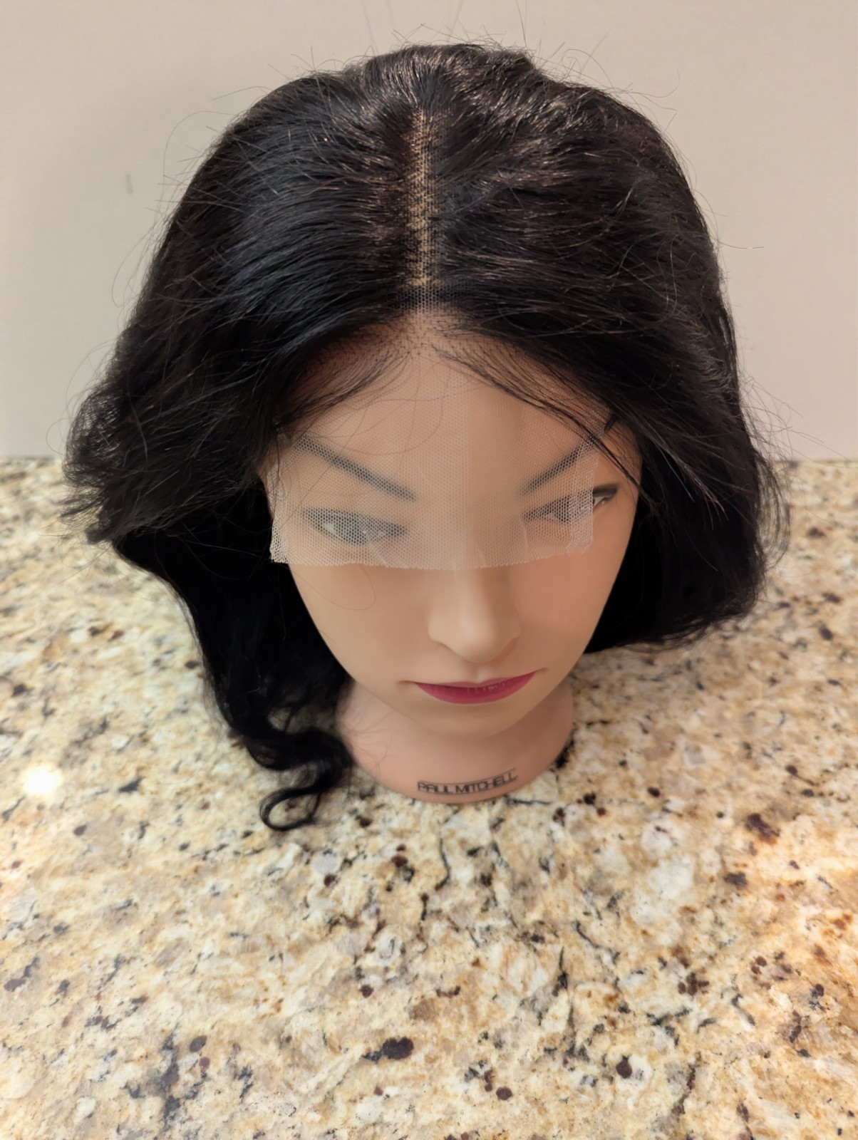 Women’s 12″ Hair Wig Wavy Natural Black
