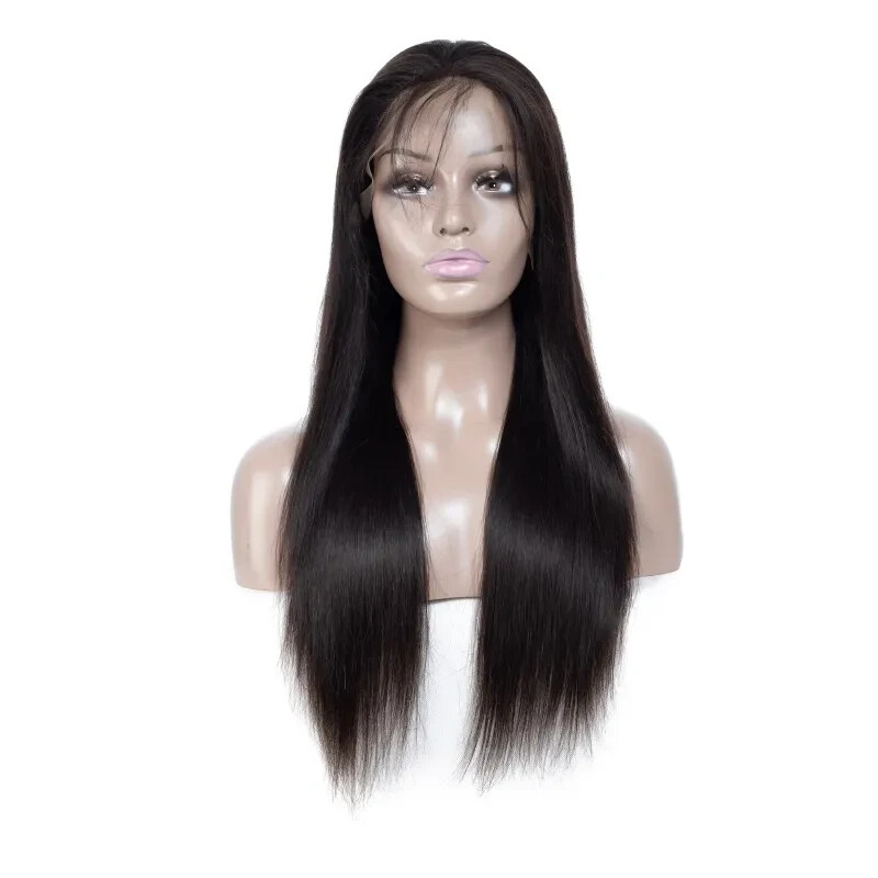 100% Human Hair 13×4 Lace Frontal Wig 18-32inches Natural Straight