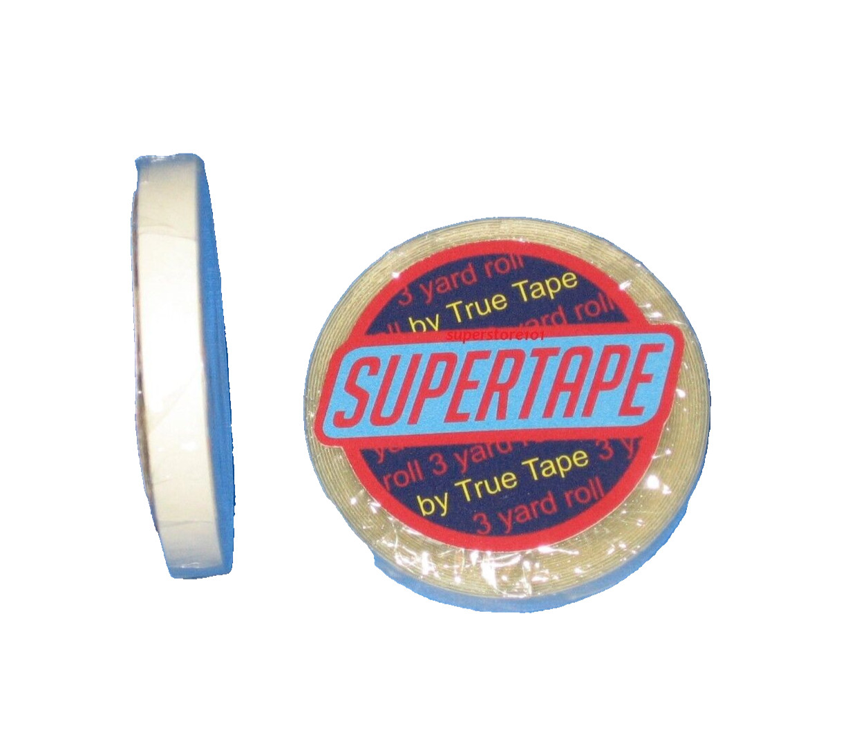 SuperTape 1/4″ x 3 YD Roll Tape Adhesive(white lined core) Hair Piece Wig System