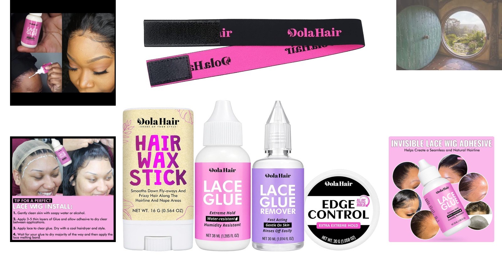 Waterproof Lace Front Adhesive Kit – Invisible Bonding & Easy Application – 5pcs