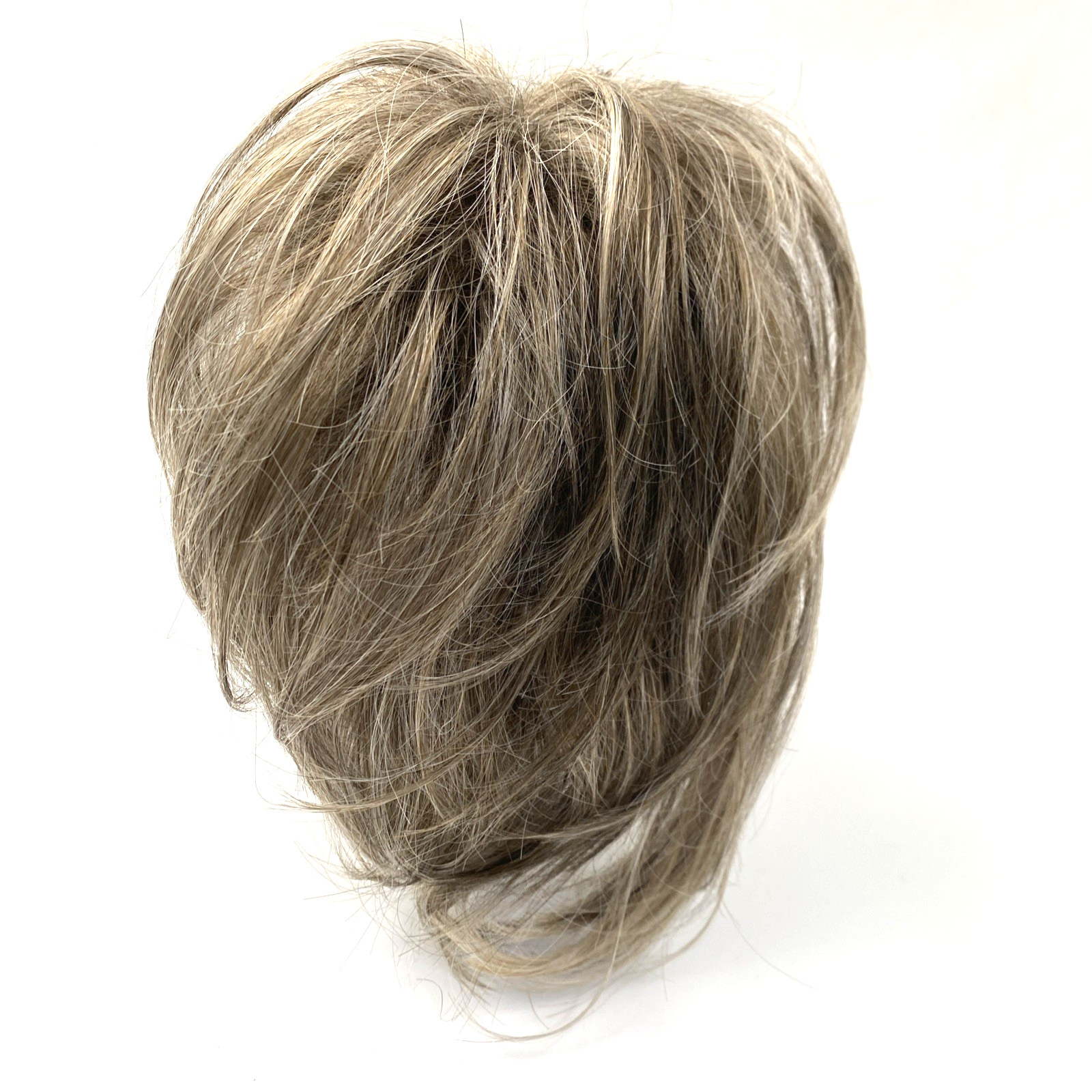 Tony of Beverly Logan Silverstone Ash Blonde Highlights Short Wig Bob Elura Hair