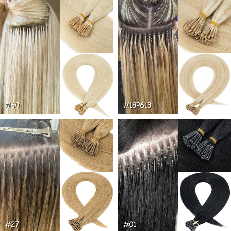 CLEARANCE I Tip Stick Extensions 100% Human Real Remy Hair Extensions 200Strands
