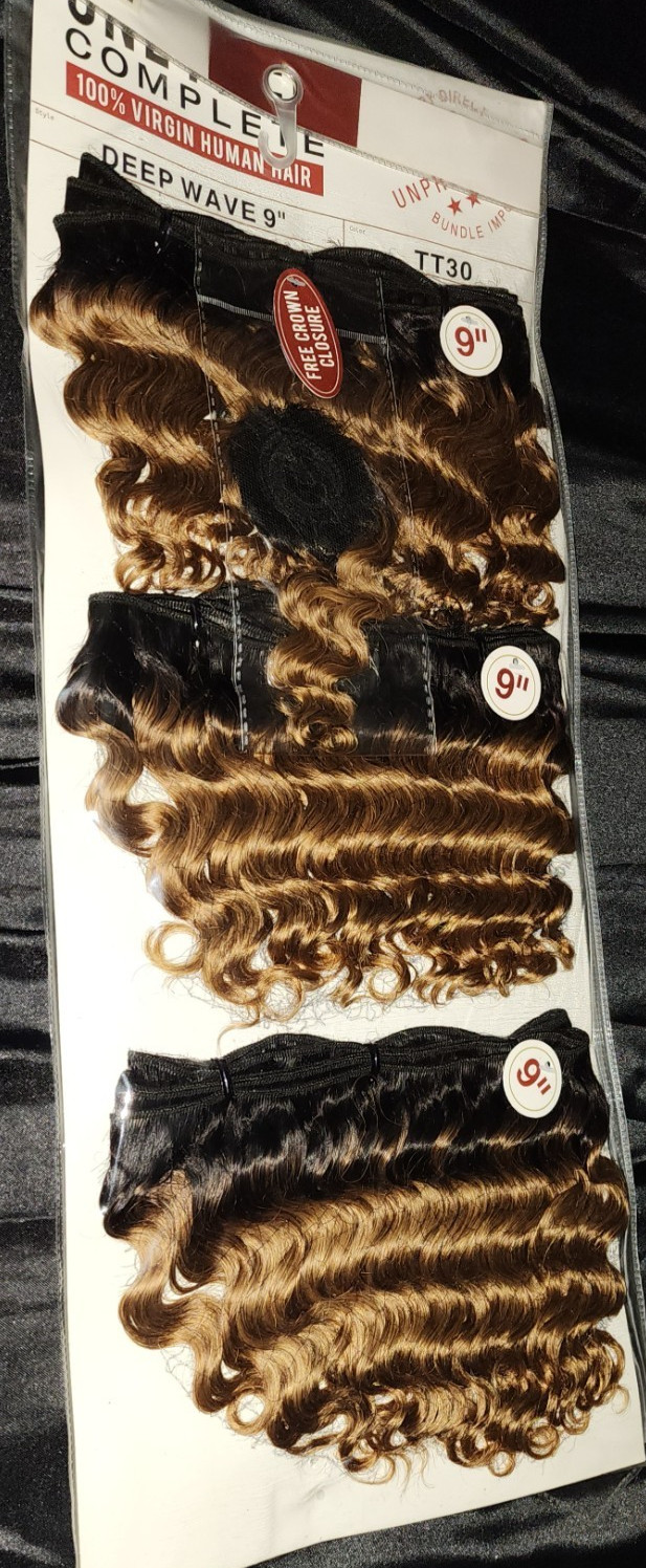 Bare & Natural One Pack 100% Virgin Human Hair choose color or style 7A unproces
