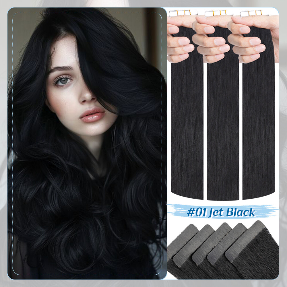 Thick Ombre Tape In Real Human 100% Remy Hair Extensions Skin Weft 60PCS 150G