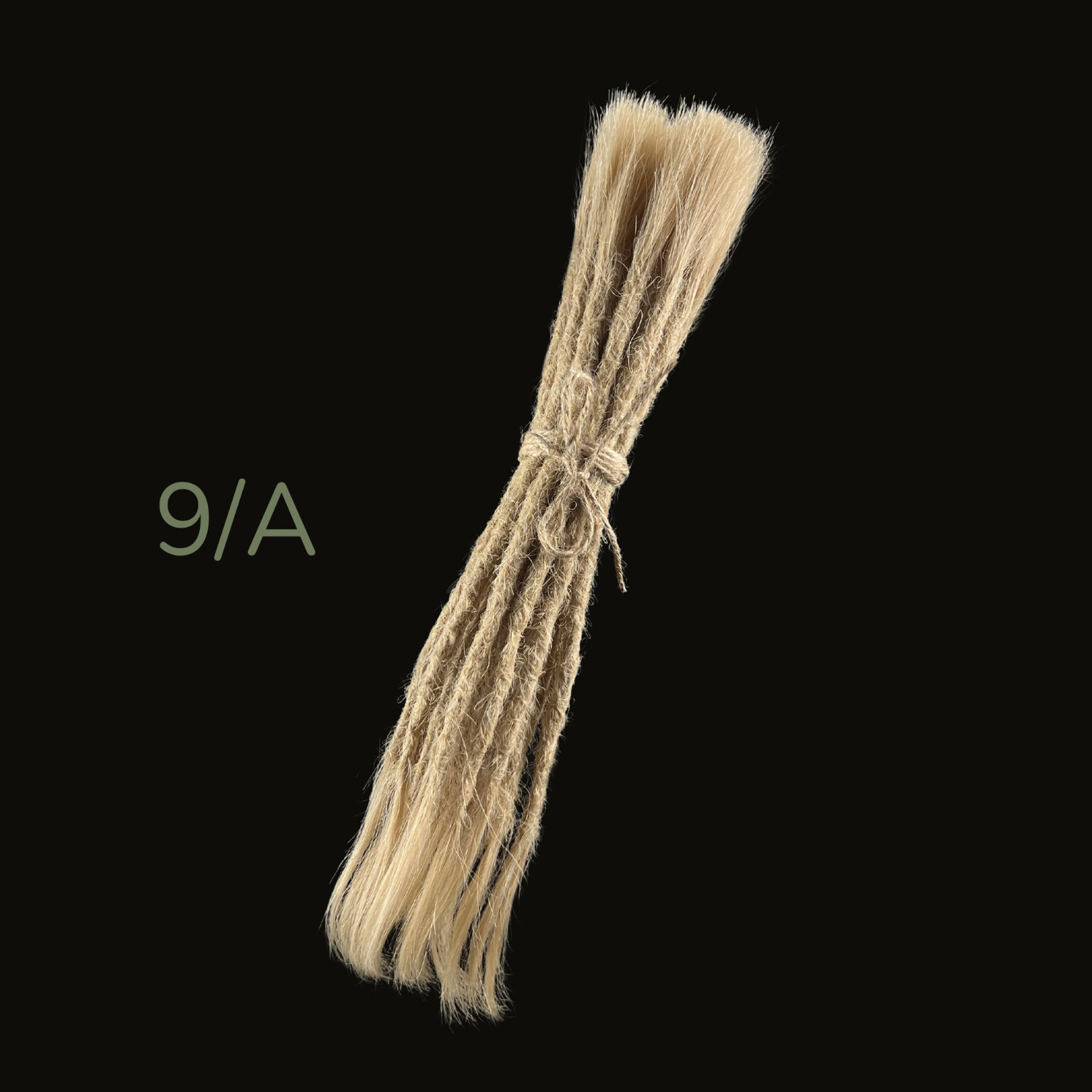 Bright Dreads 10 pcs Human Hair dreadlock extensions natural, 100% Human Hair
