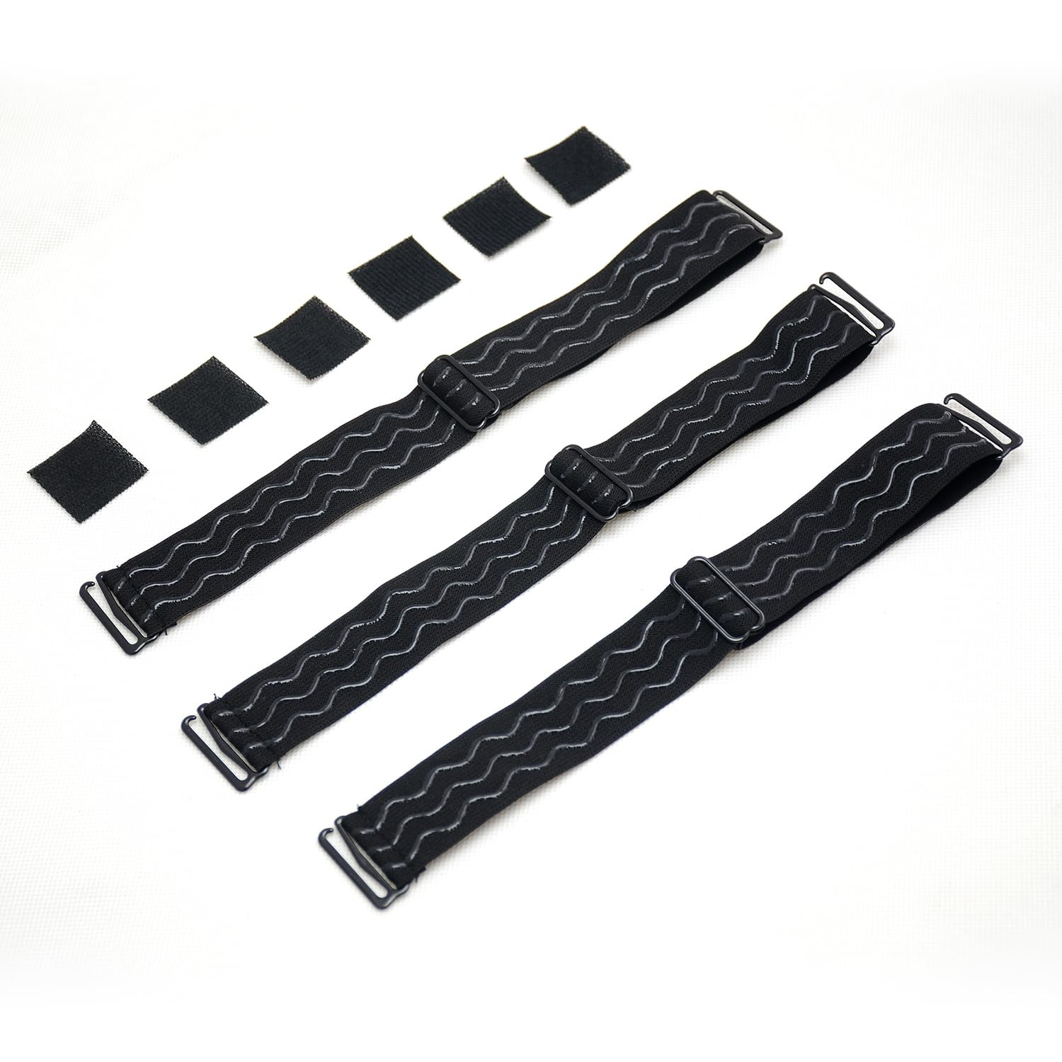 Adjustable Elastic Wig Band with Hooks No Slip Band for Glueless Wigs Black Lace