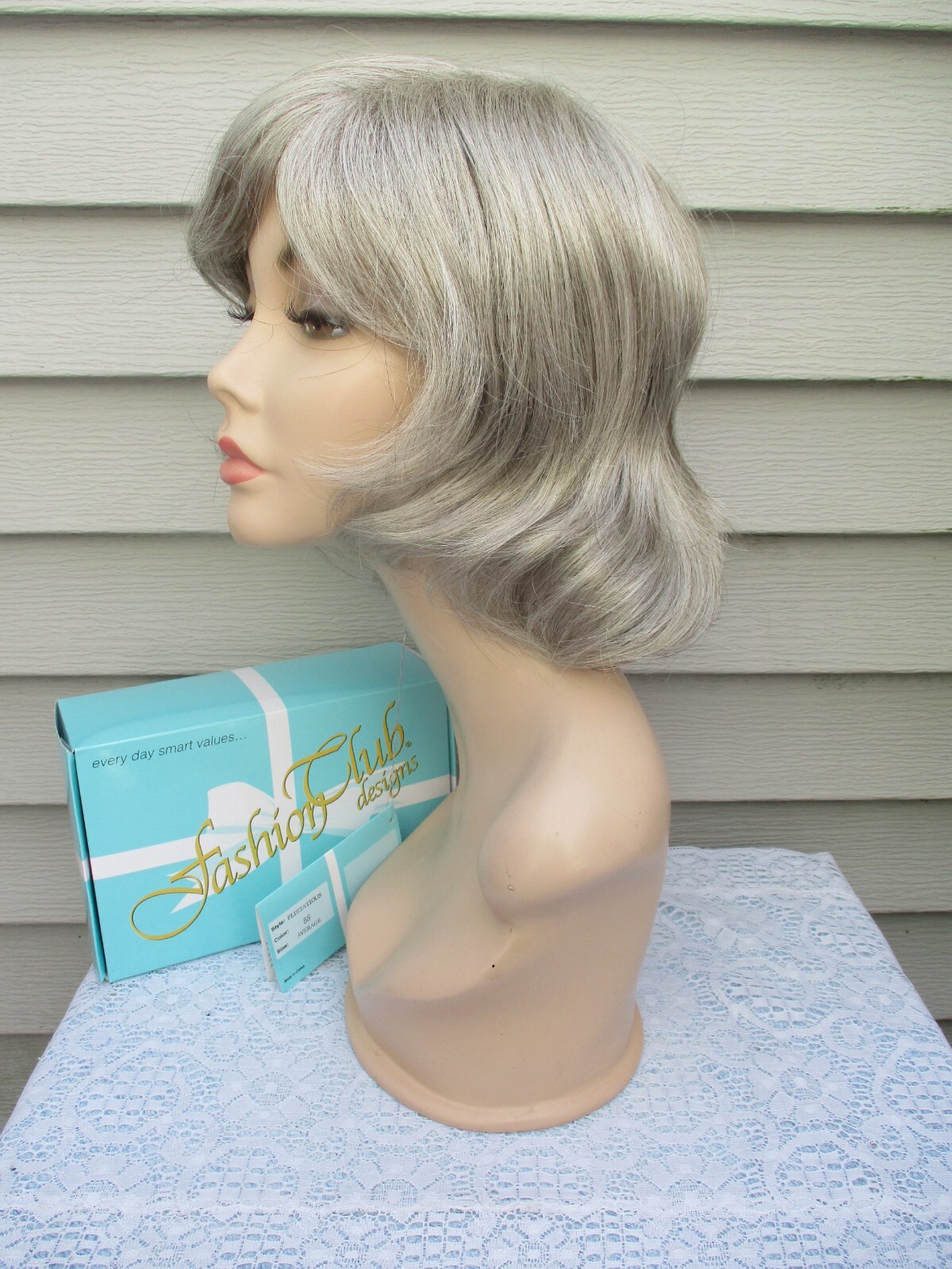 The Wig Company Wig FLIRTATIOUS Color 56 GRAY Classic Mid Length Style