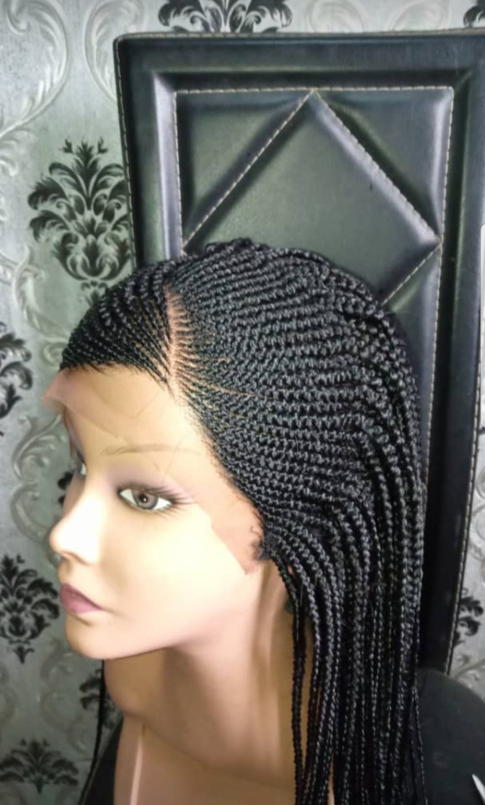 Braided Wig :Beautiful Slash braids cornrow wig.Pre- order only 2-3WEEKS