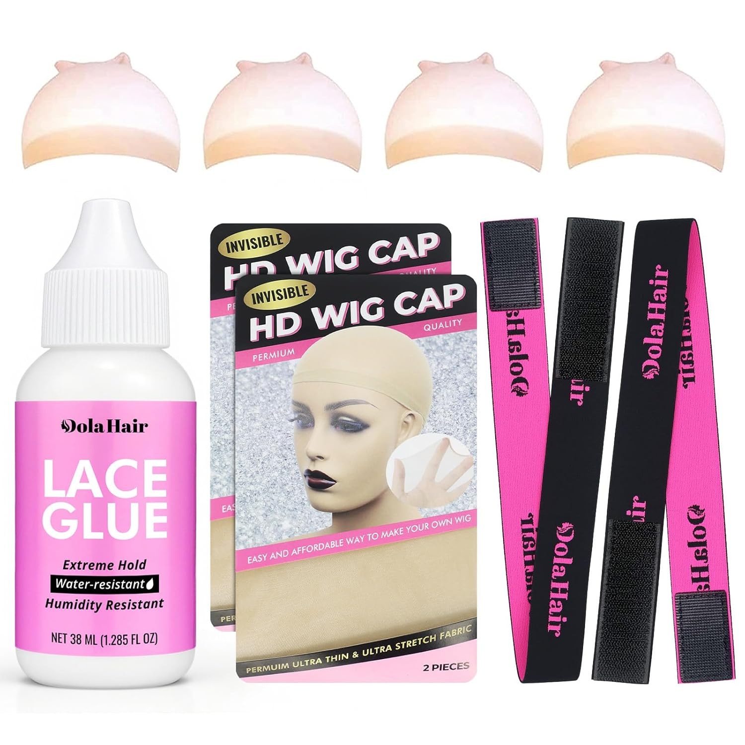 Extreme Hold Lace Glue for Wigs, Waterproof, Invisible Bonding, 1.3 Ounce