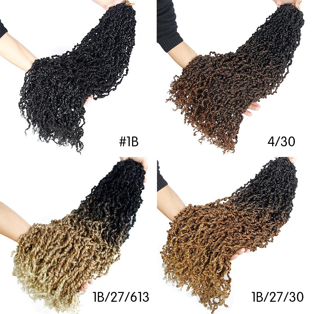 boho passion twist crochet hair 26 inch, 20 strands
