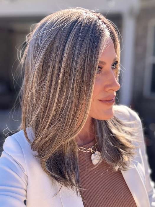 Gabor Front Cover Wig BNWT HF Synthetic Dark Brown GF1-2 Double Espresso