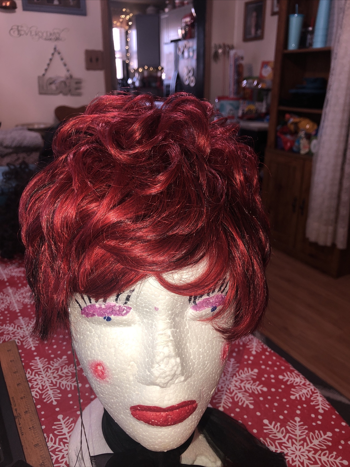Isis Collection Red Carpet Short Red Hair Style: Nelly Color: FS1B-RED Brand New