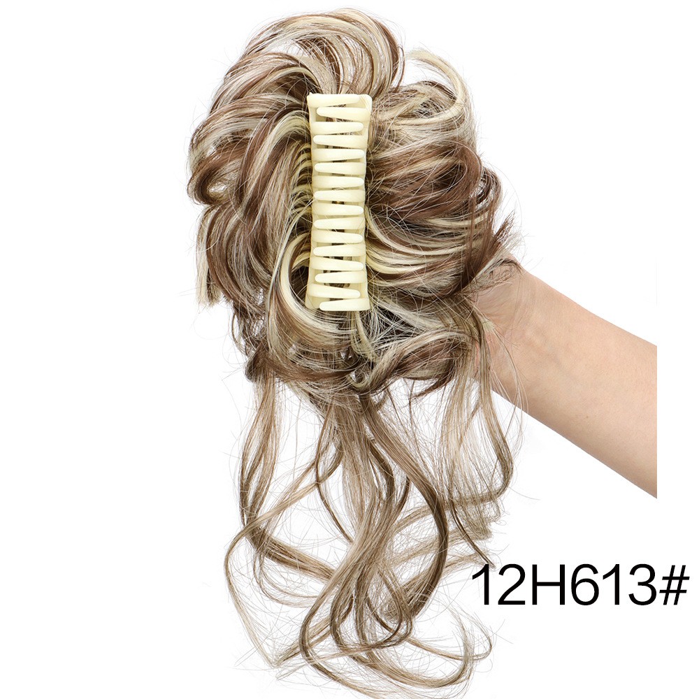 Hair Claw Clip Short Ponytail Hair Extensions DIY Bendable Metals Messy Bun