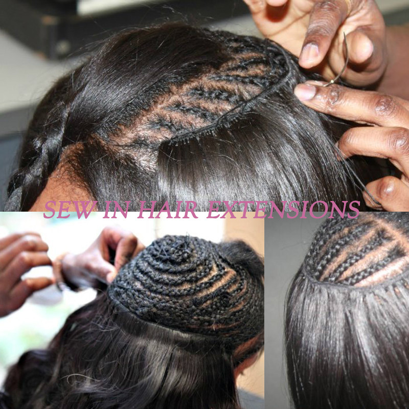 My Lady 100% Unprocessed 400g 4Bundles Virgin Human Hair Weave Extension Weft US