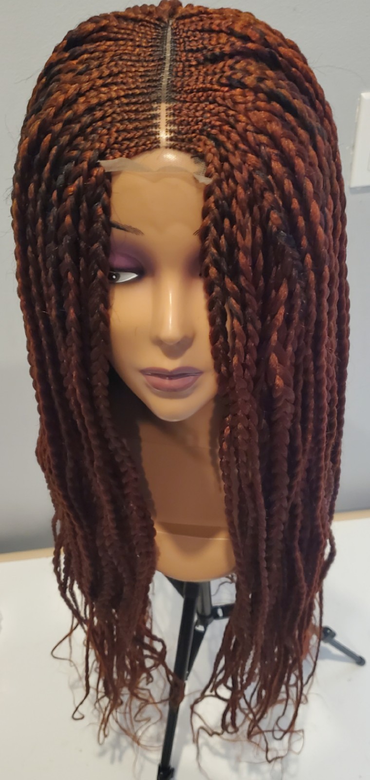 Handmade Braided Wig long beautiful braided wig for women of all color.