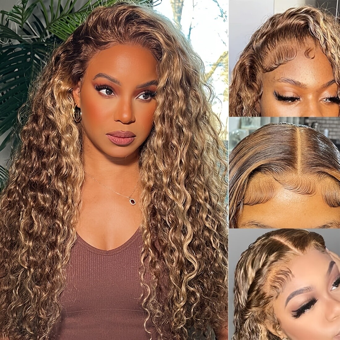 26″ Tube Wrapped Curly Wig (Piano Color) – Glam, Party Looks & Daily Styling