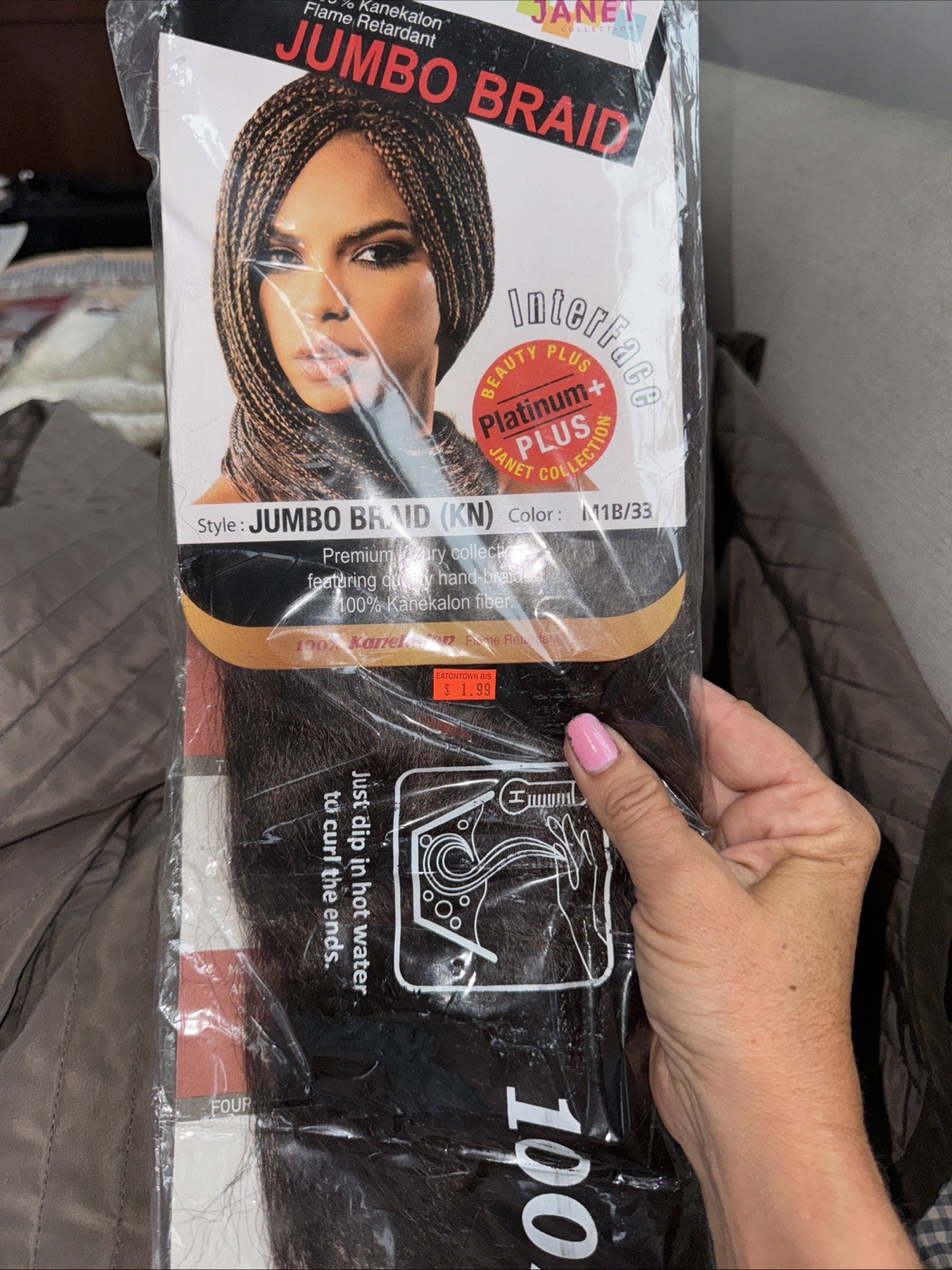 Janet Collection Hair Kanekalon – Jumbo Braid Brown NWT Color M1B/33