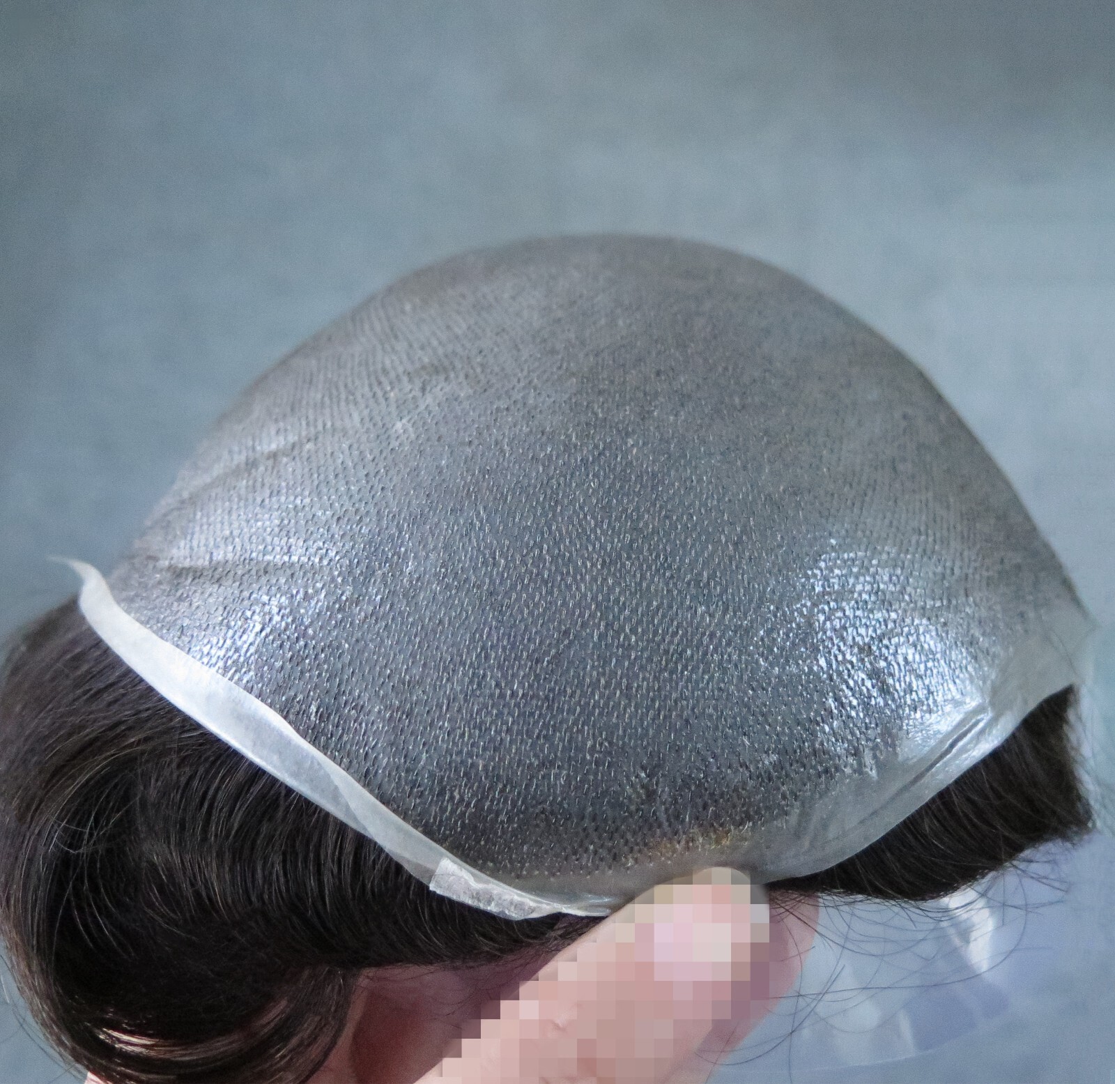 Mens Hair Replacement System Thin Skin Toupee BIO Hair Pieces Express Shipping