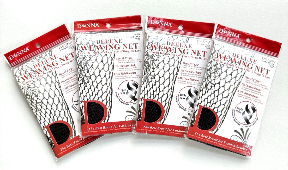 4 PK – Deluxe Black Weaving Net Triple Heliz Structure