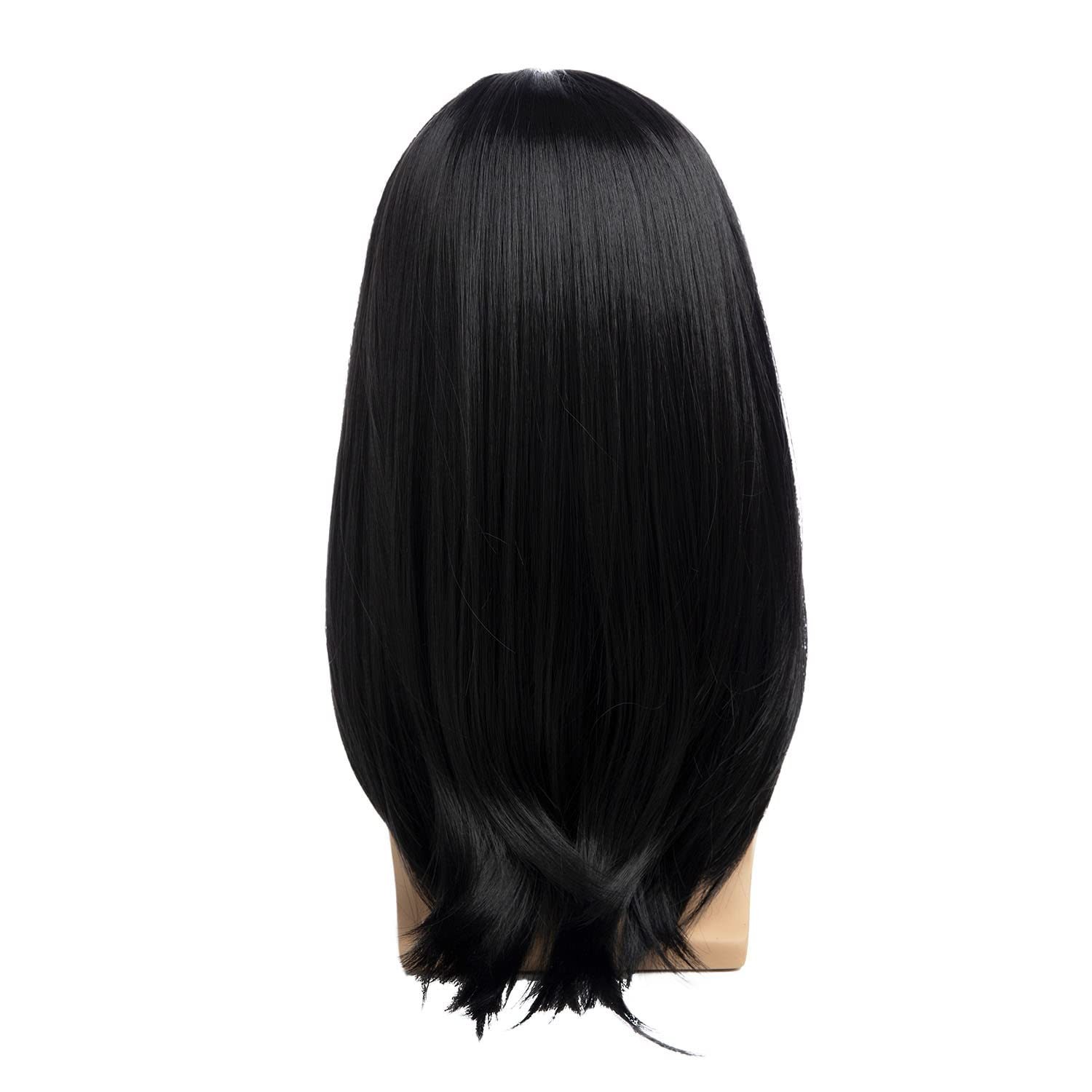Black Middle Part Long Straight Synthetic Wig Multiple Colors Available Full