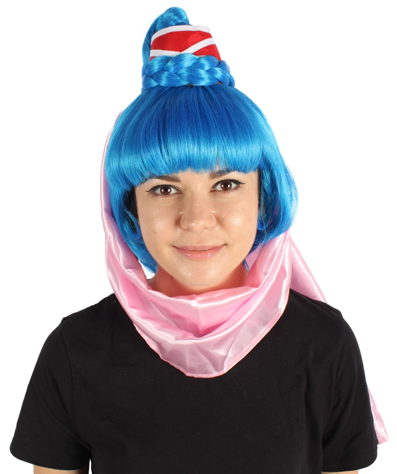 Adult Women’s 60s American Sitcom Multi Colors Genie Wig, HW-6988A