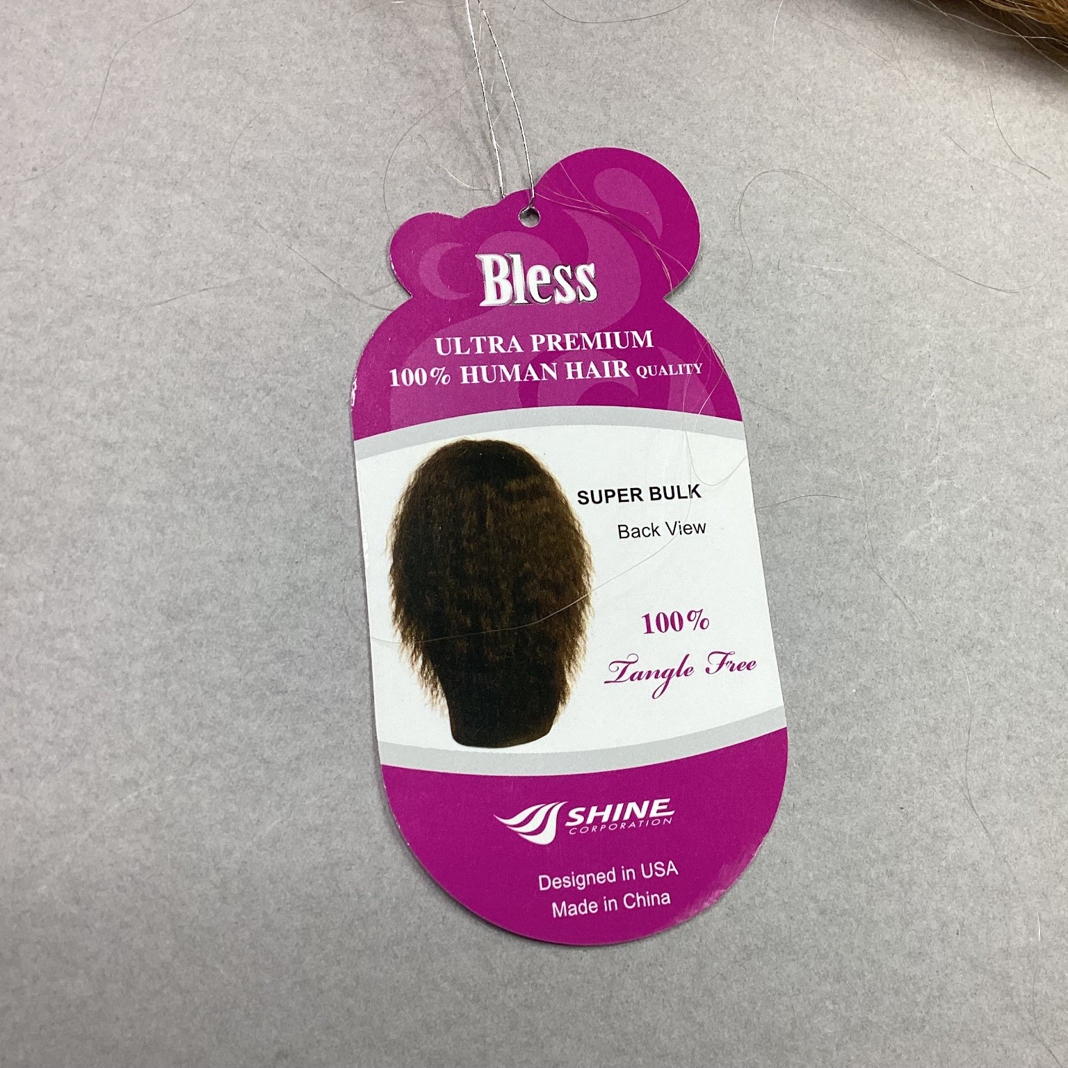 Bless Super Bulk 100% Human Hair Extensions 16″ Color 27 Wavy Tangle Free