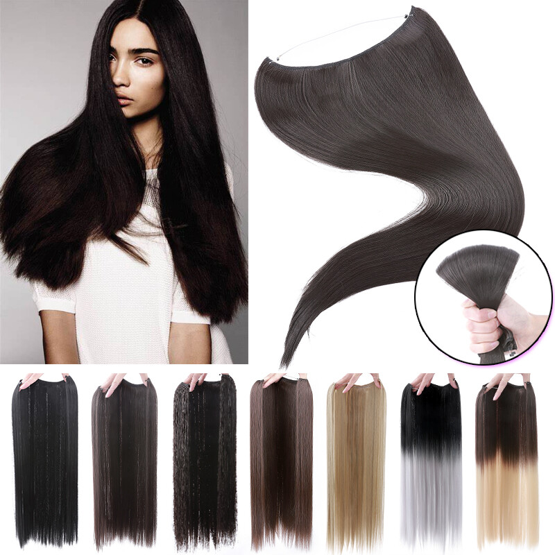 Mega Thick Top Secret Wire No Clip In No Pressure Hair Extensions One Piece Sotf