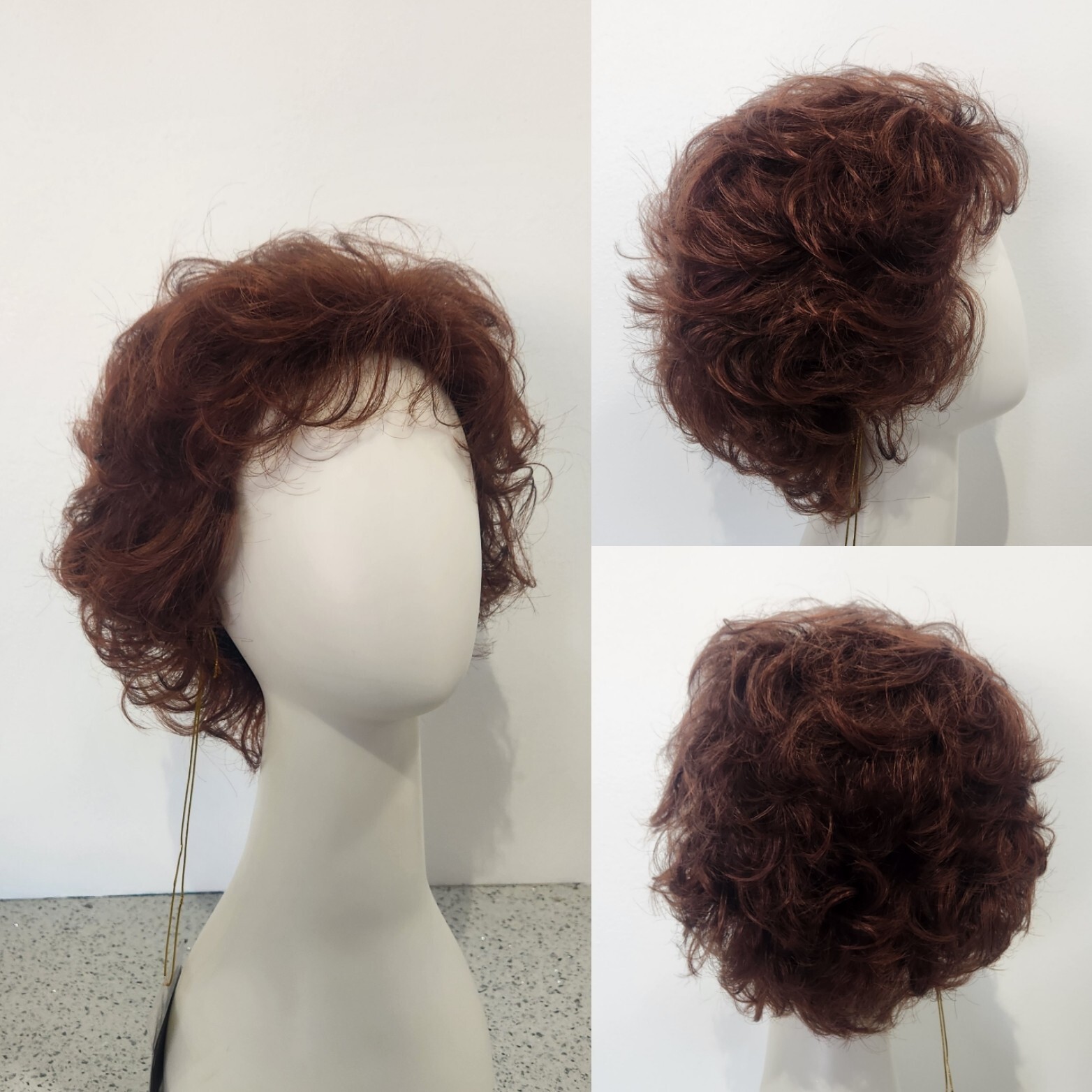 Aspen Collection Curly Wig C-190 RACHELLE #33/130R Burgundy w/ Brightest Red
