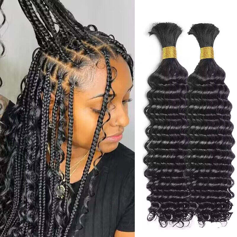 100 Human Hair Micro Braiding Best Quality Bulk Mink REMY Hair 22″ 100g/bundle