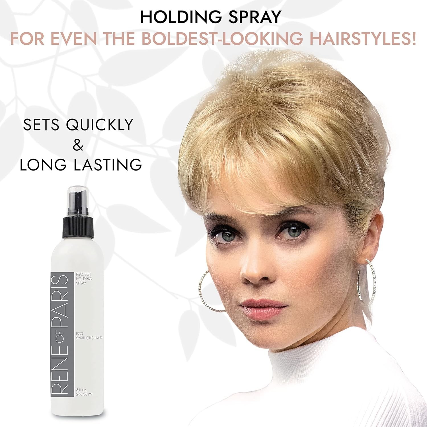 Extra Hold Unscented Hairspray for Synthetic Wigs – 8oz Styling Spray