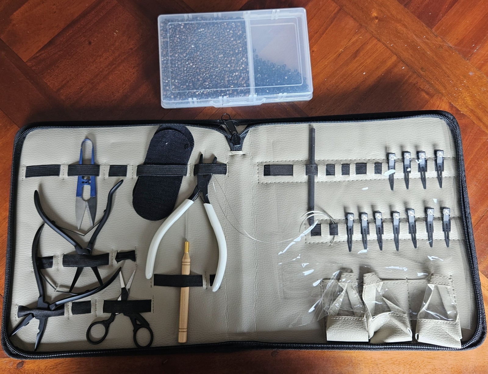 Professional Hair Extension Tools Kit For Micro Beads Sew In Hair Free Fast Post
