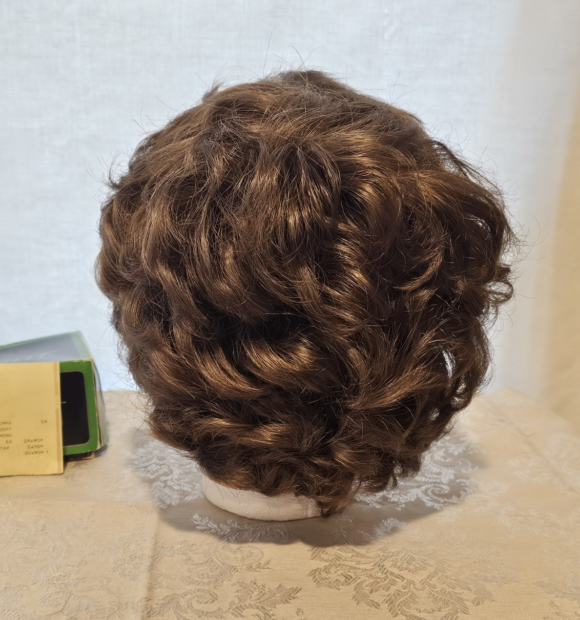 Vintage Wig Exquisite Capless Brown Wig by Karl of Vienna Feather Weight 22