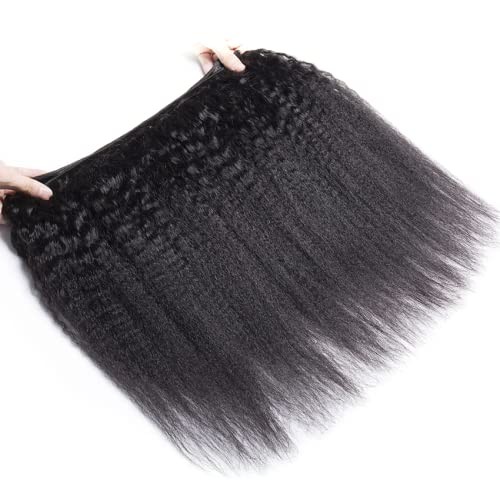 Mamart Yaki Straight Human Hair Weave Bundles Kinky Straigh Bundles 26 28 30