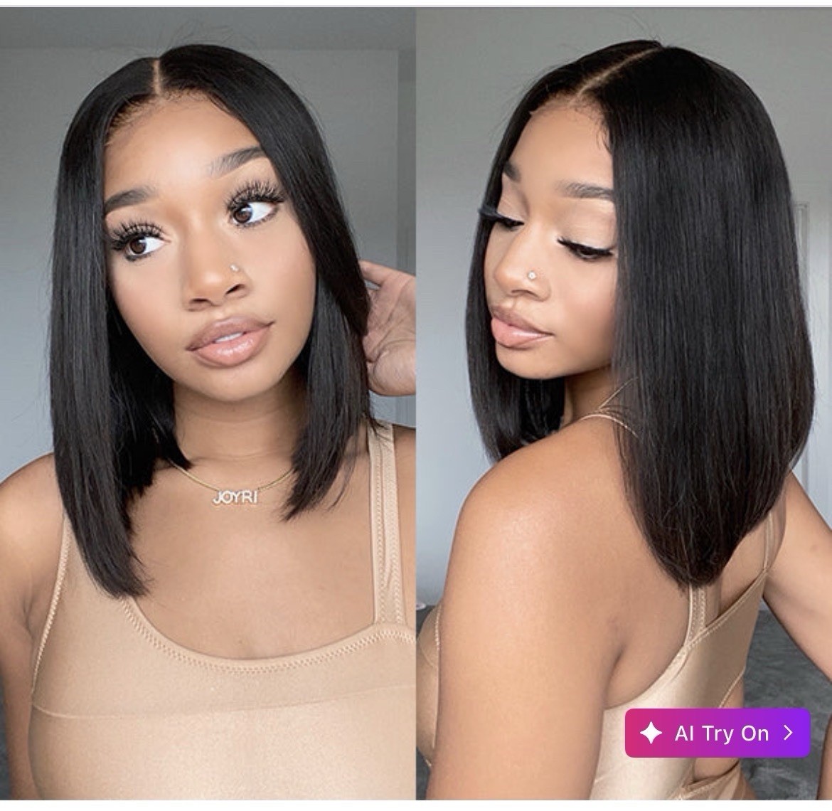 Luvme Hair 180% Density Beginner Friendly Glueless Silky Blunt Cut 4×4 Closure