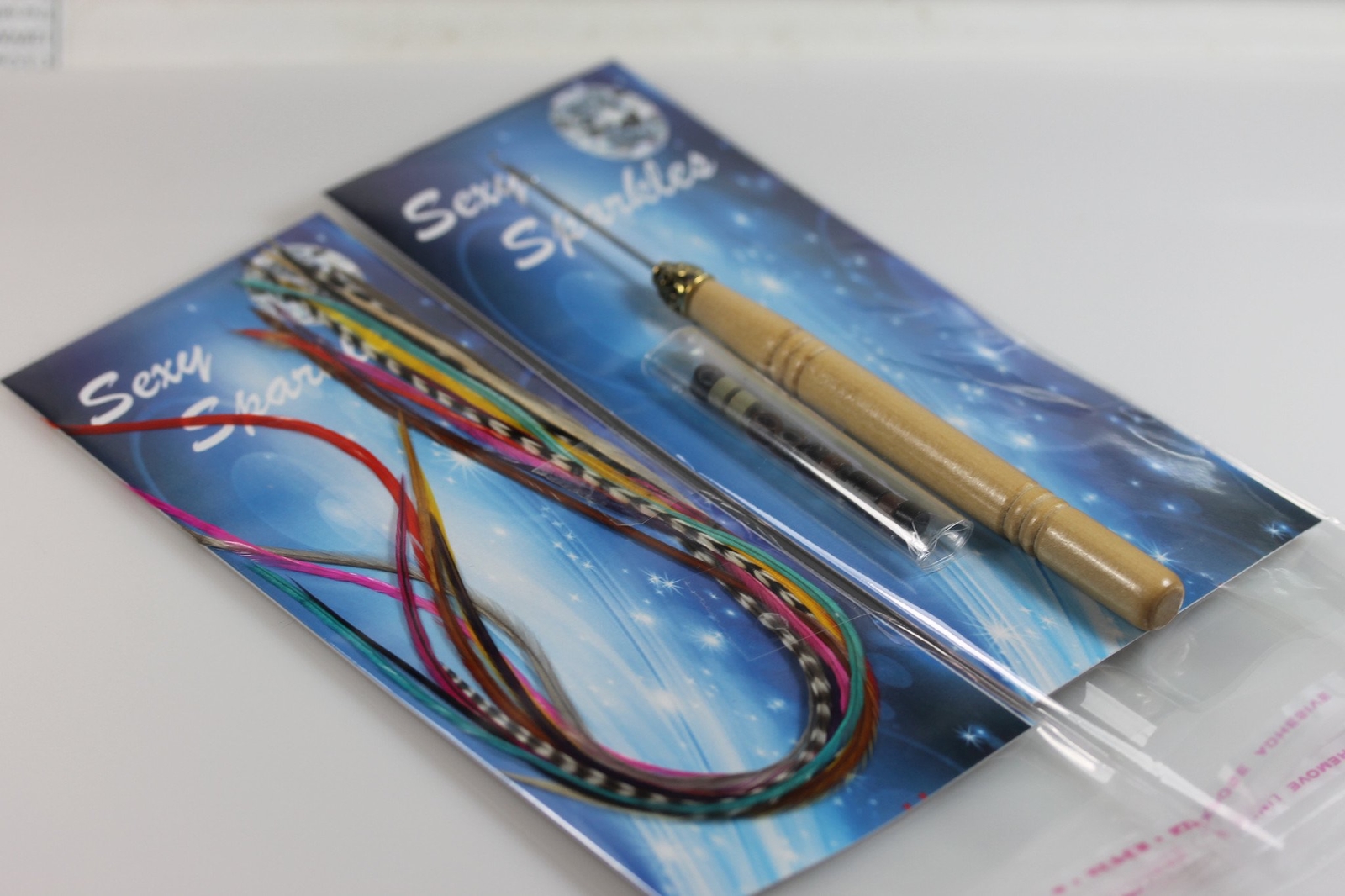 Feather Hair Extension Kit 10 Long Multi Color Genuine Single Feathers