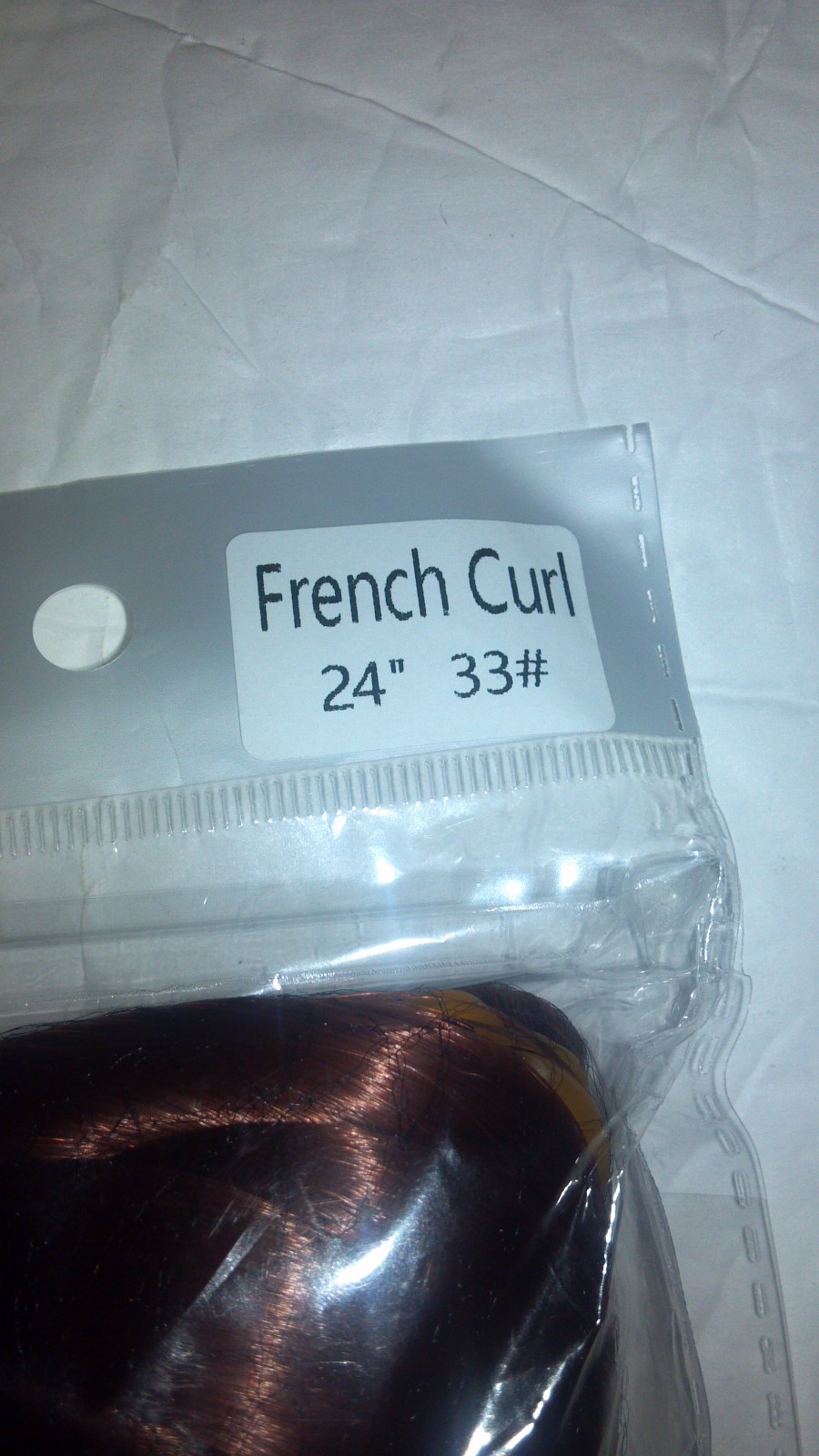French Curl Braiding Hair 24 Inch, 4 Packs Braiding Hair Extensions #33