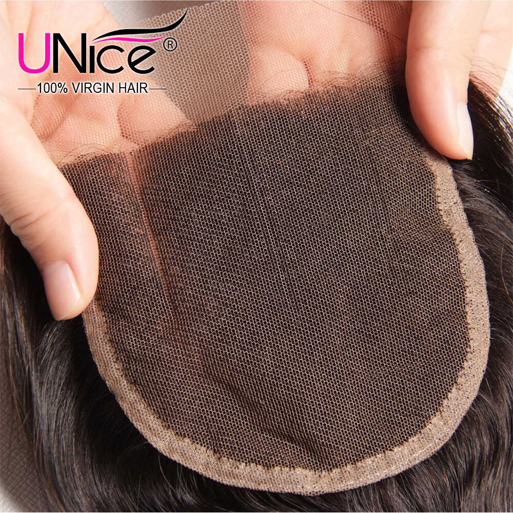 UNice Hair 7A Cambodian Curly/Straight/Body Wave Human Hair 4×4 Lace Closure US
